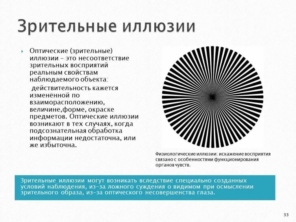 Что относится к информационным иллюзиям выберите