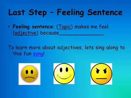 Feel sentences