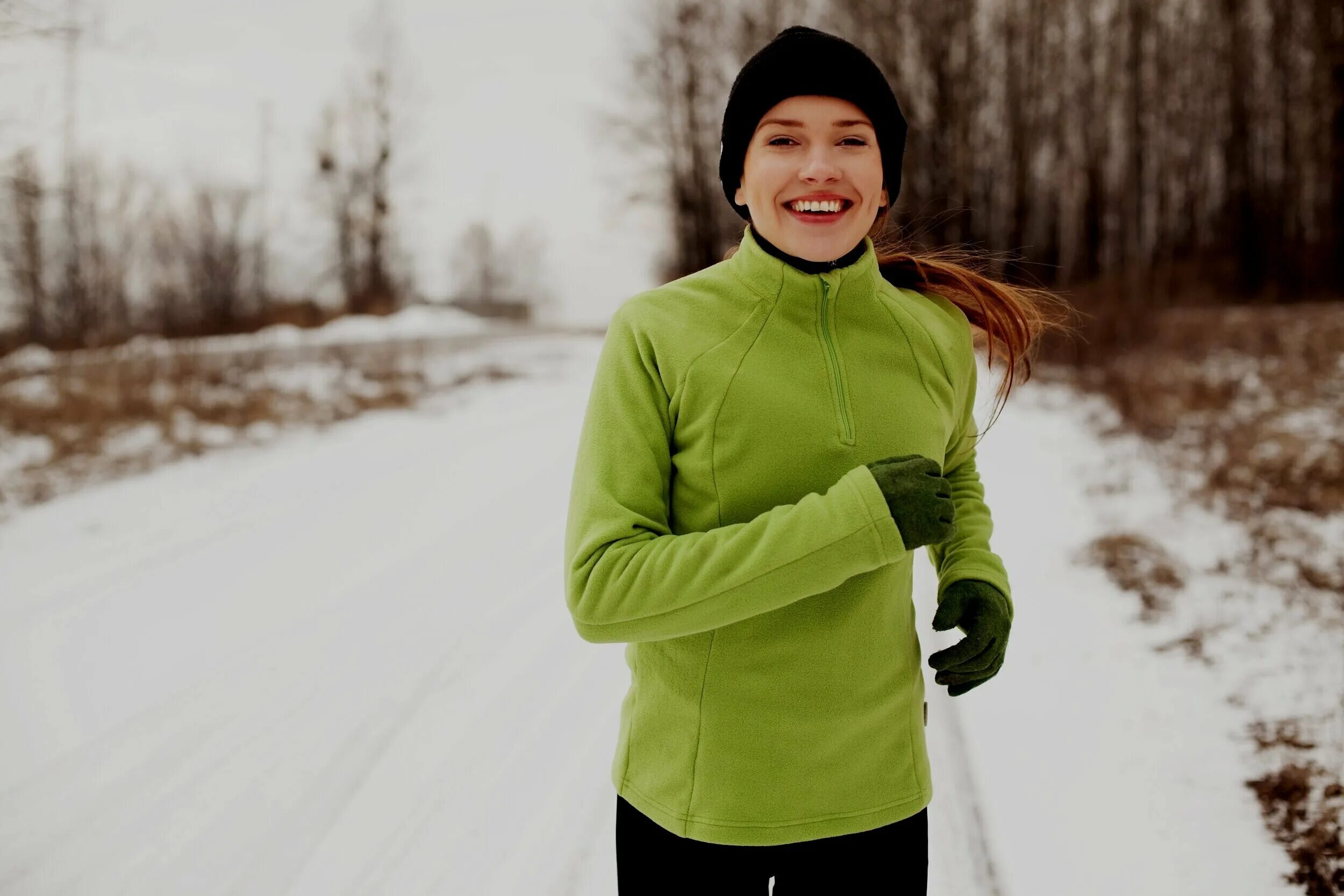 Walking in winter