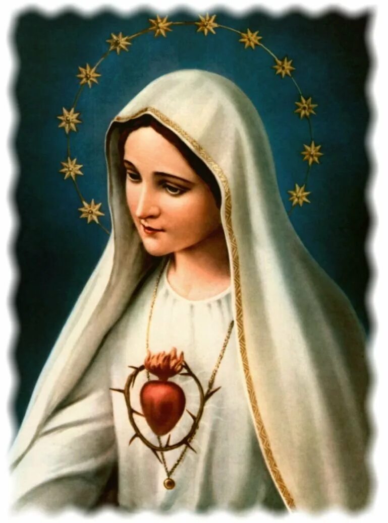 Святая дева песня. Икона Непорочное сердце Девы Марии. Католическая икона Девы Марии Непорочное сердце.