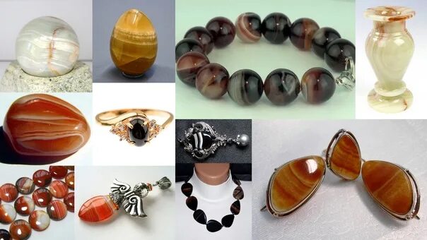 Onyx stone. Properties of Onyx. Onyx description Multicolored-striped, layered c