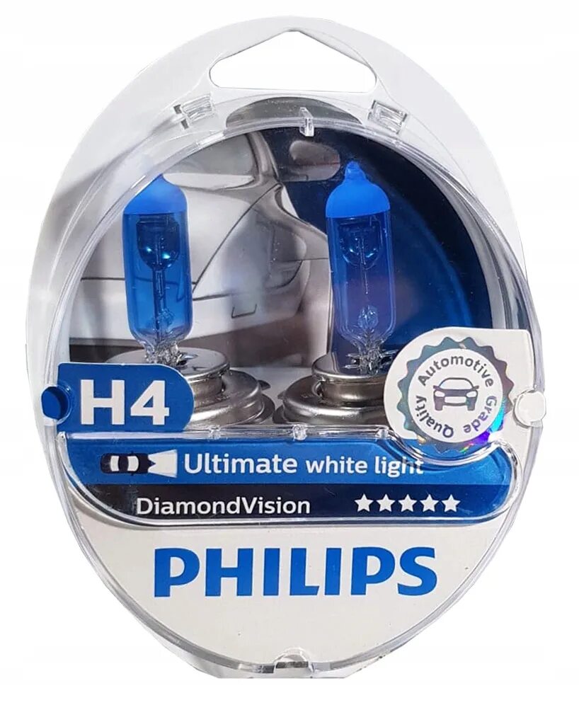 Лампы Philips h4 55\60w-12v Diamond Vision 5000k. Philips 12v h4 60/55w Diamond Vision. Philips DIAMONDVISION h4 12v 60/55w 2шт. Philips Diamond Vision h4.