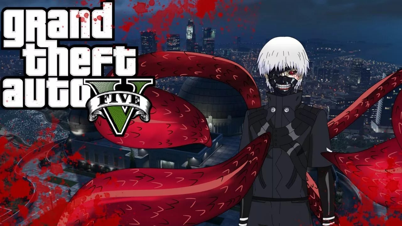 Токийский гта. Канеки ГТА 5. Токийский гуль ГТА. Kaneki for GTA 5.