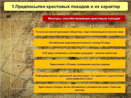 Предпосылка похода