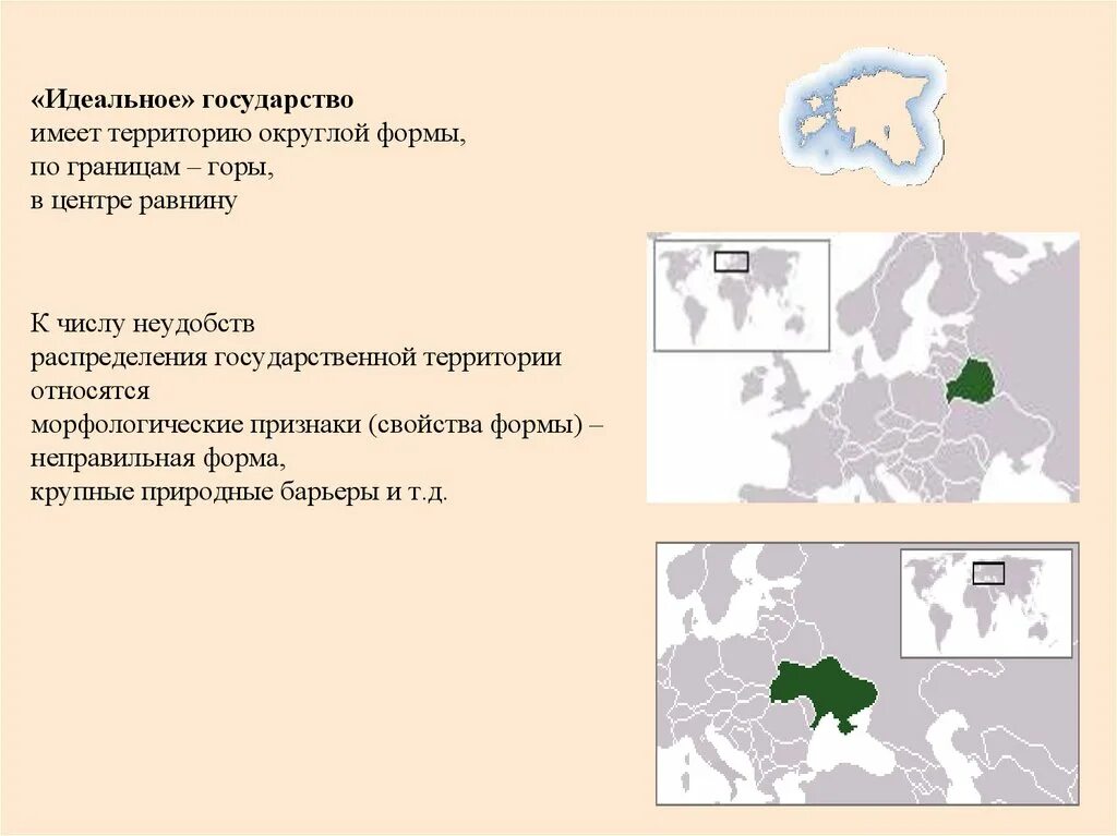 Территории не имеющие общих границ. Морфология государственной территории. морфологические классификации границы (по форме границ). государственная территория презентация. государственная территория это в географии.