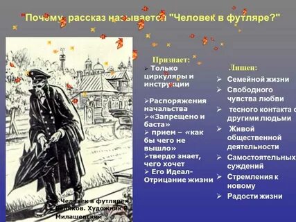 Человек в футляре пейзаж