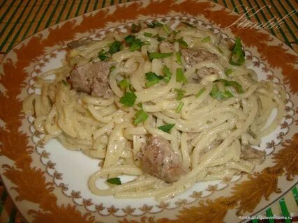 Рецепты макарон с куриной печенью