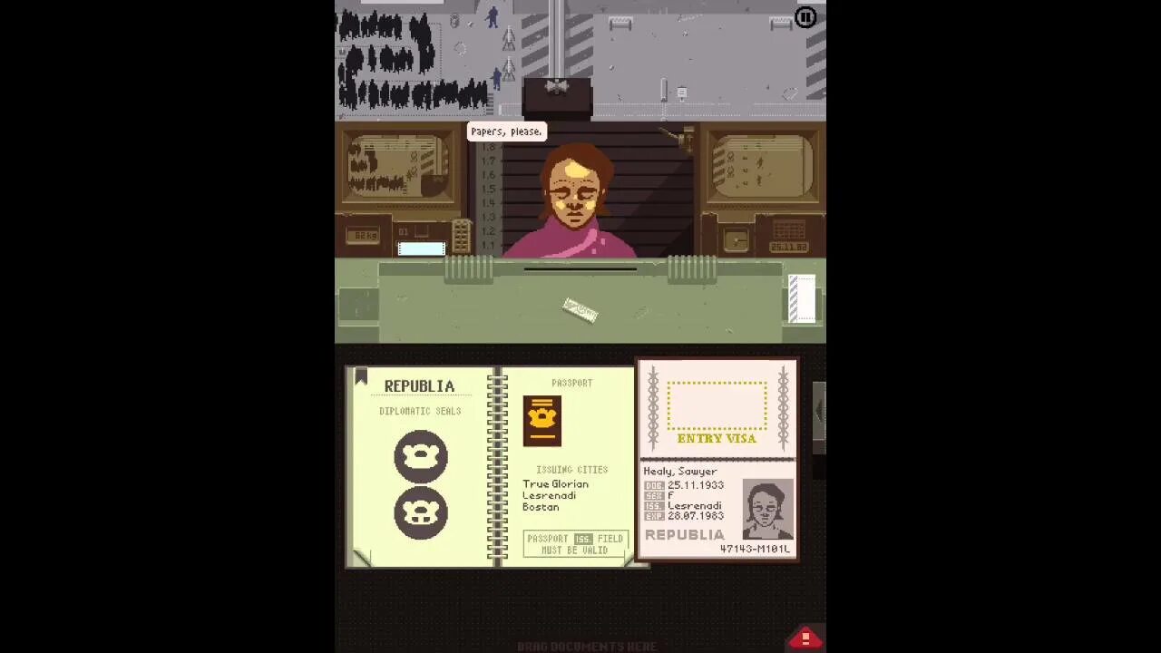 Бесконечный пароль игра. Papers please игра. Пейперс плиз на андроид. Papers please на андроид. Papers please IOS.