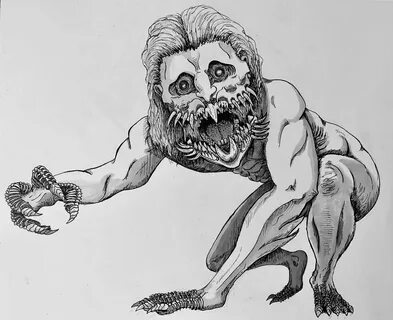 My take on an ancient Jaw Titan. 