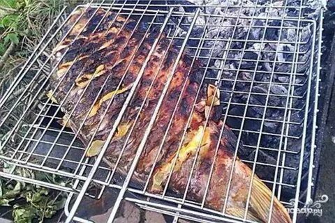 Карась на мангале на решетке рецепт