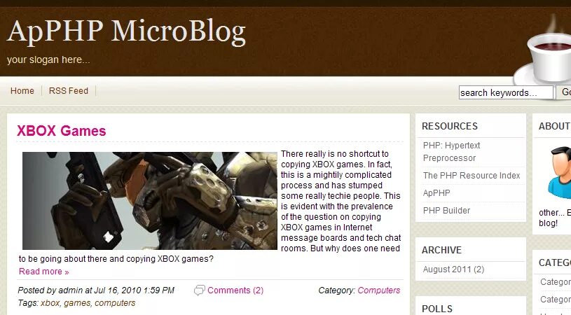 Home php content. Блог на php. скрипт блога php. micro blog php. microblog.
