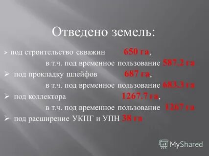 Отведенные земли