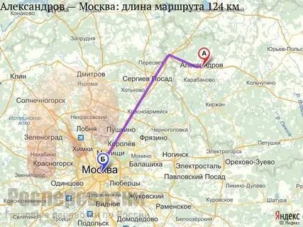 Расстояние от москвы до владимира