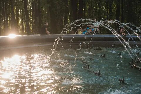 Фонтан в парке швейцария нижний новгород
