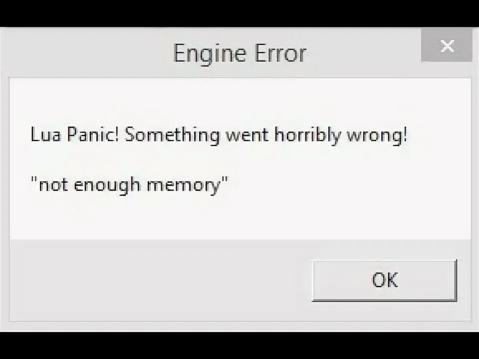 Not enough system memory. Lua Gmod ошибки. Ошибка Gmod. Error not enough Memory. Garry's Mod Error.