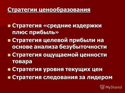Доход стратегии