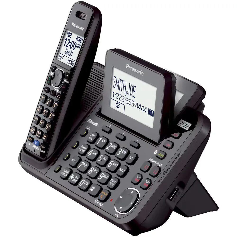 Цифровой беспроводный телефон. Panasonic DECT 6.0.. Panasonic KX-tg9541b. Телефон Panasonic c Bluetooth DECT 6.0 Plus. Panasonic KX-TG 2 line.