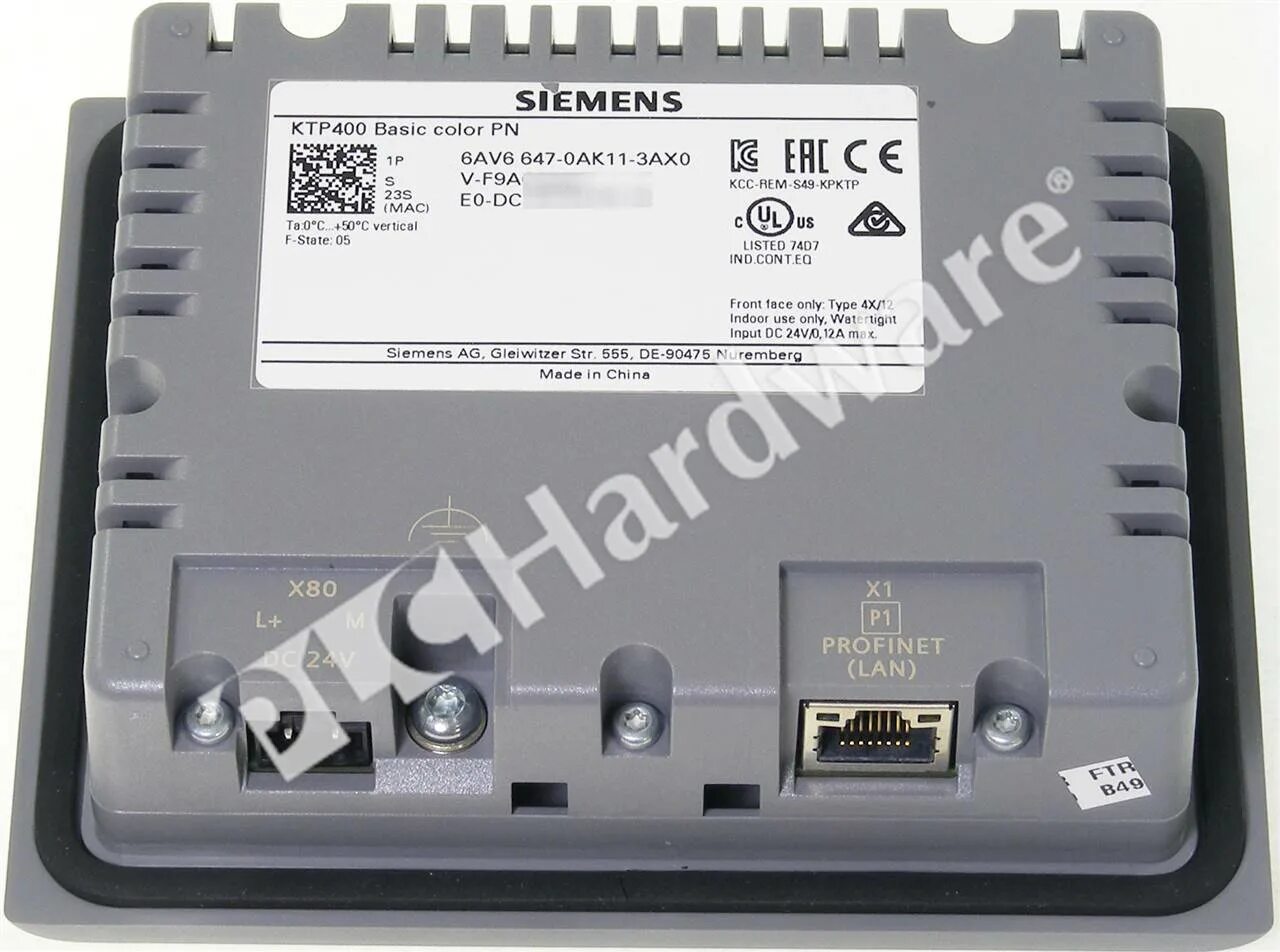 Av 6 1p. 6av2123-2db03-0ax0. Панель оператора Siemens 6av6647-0ak11-3ax0. Панель оператора ktp400 Basic - 6av2123-2db03-0ax0. Сименс HMI 400 Basic.