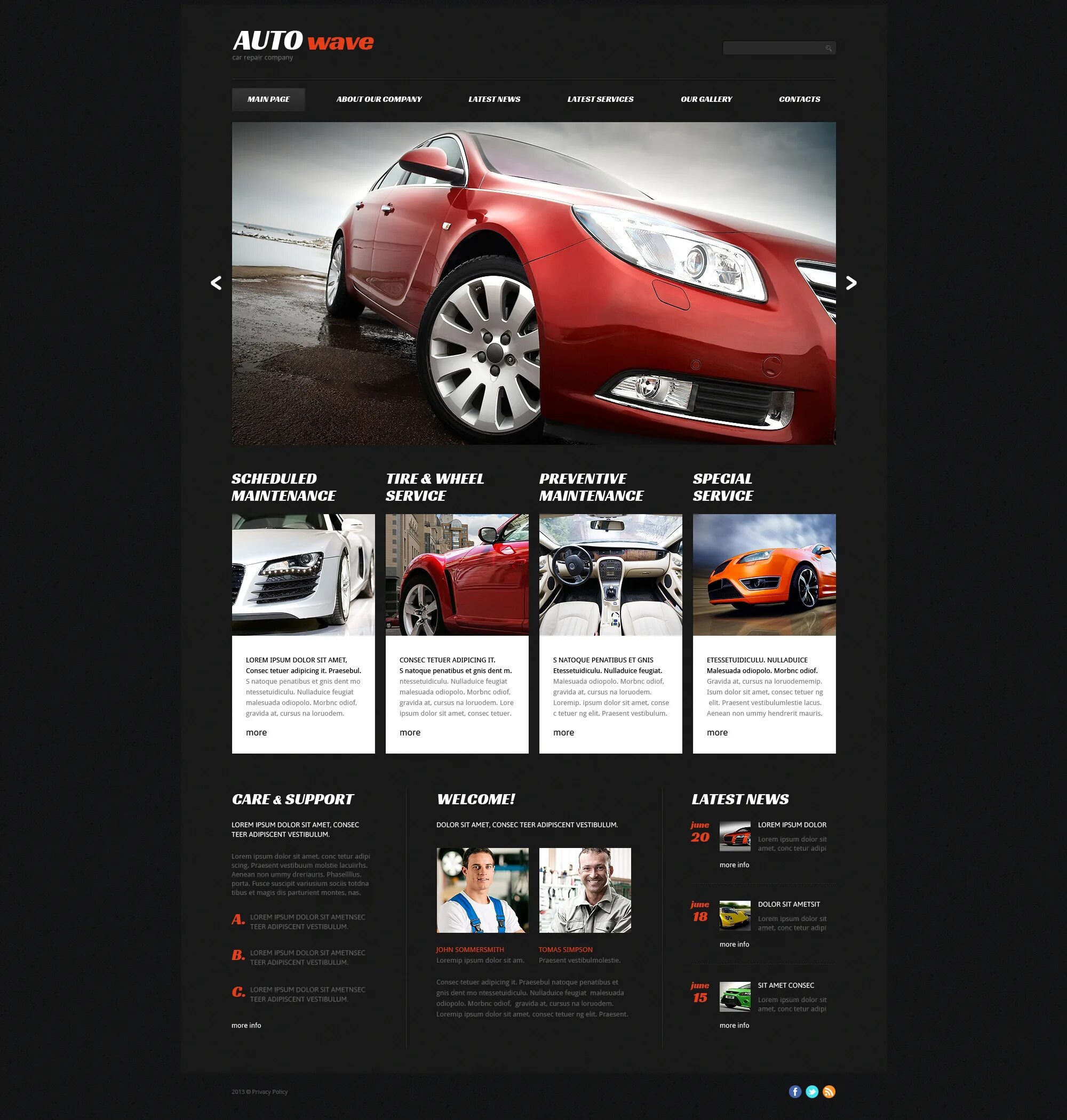 Web auto