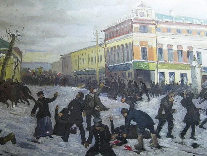 Художник был забыт. Диорама установление советской власти в городе вятке. установление советской власти в городе вятке. музей-диорама «вятка. 1917 год». художник демидов михаил афанасьевич.