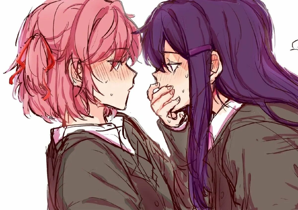 Yuri work on his computer for two