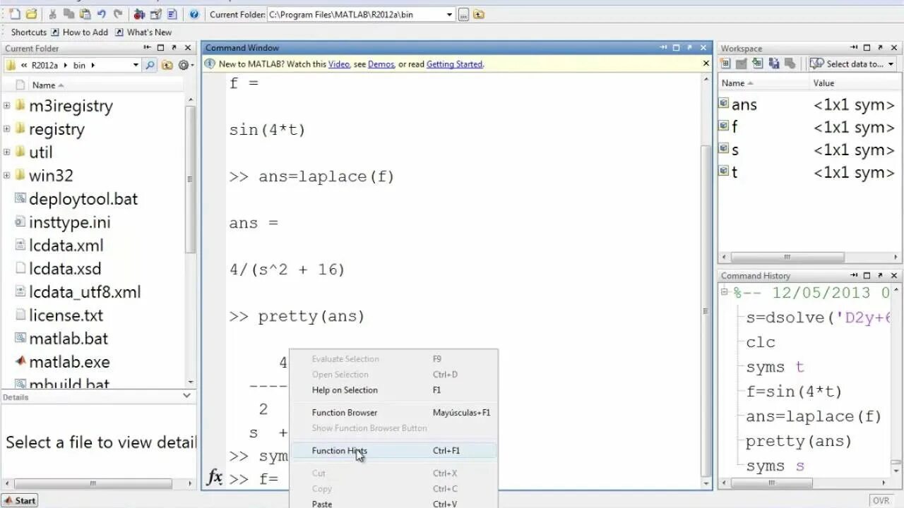 Matlab лабораторная работа