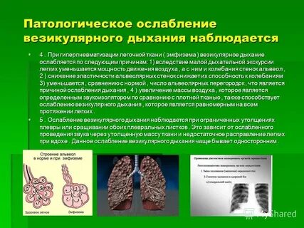 Ослабленное дыхание