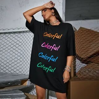 Длинные футболки оверсайз