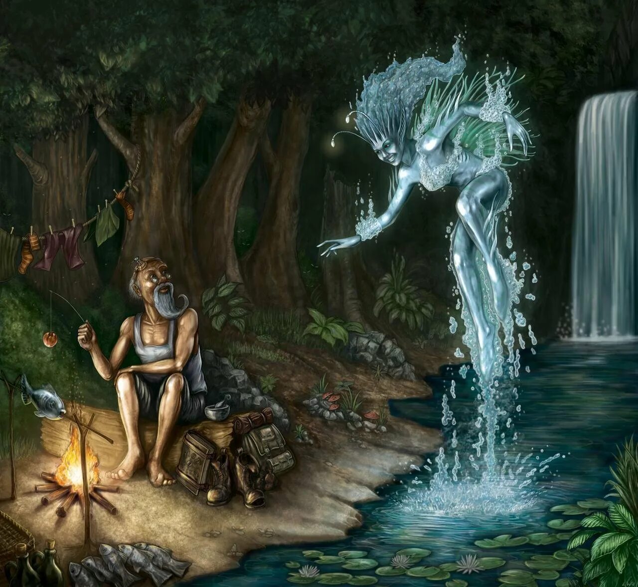 Дриада мэй. Художник tang yuehui. Нимфы стихий. Дриада лесная нимфа мифология. Дриада мэй.
