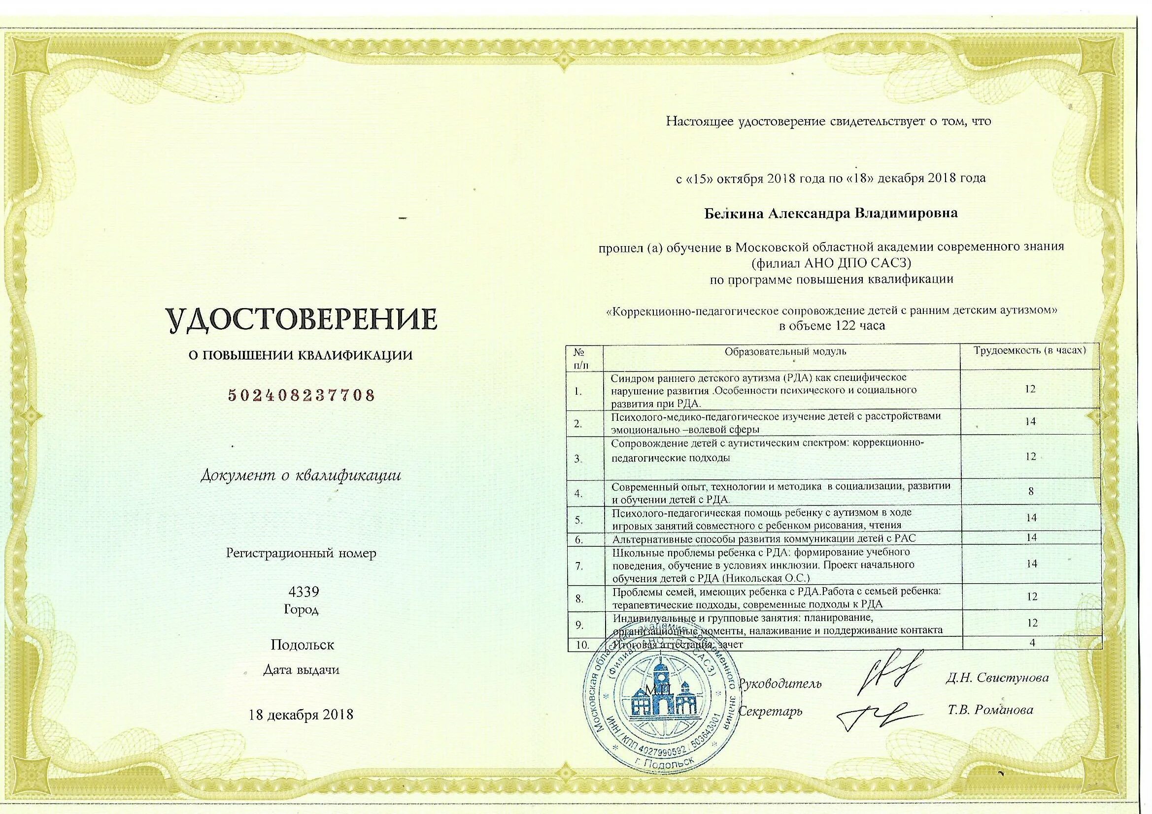 Переподготовка со средним специальным образованием