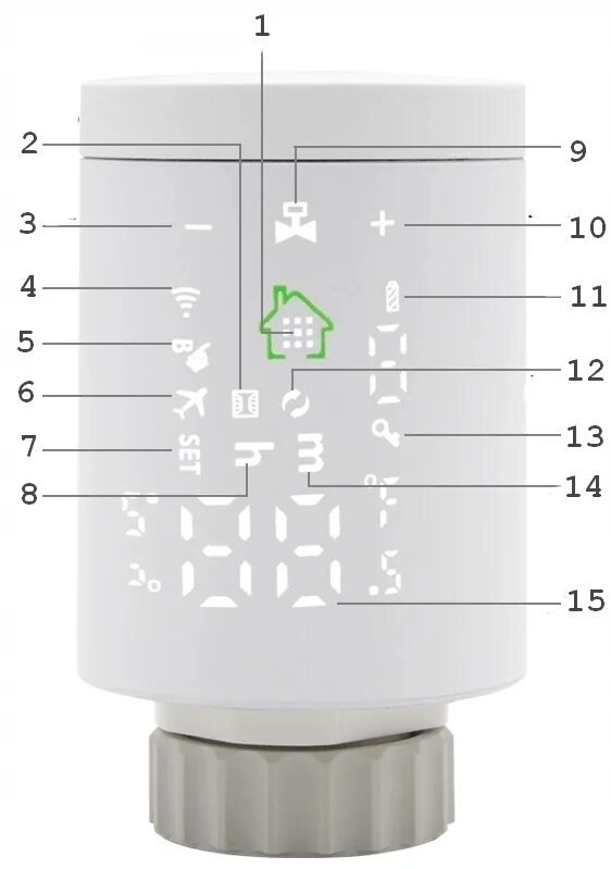 Термостат головка. Термоголовка ZIGBEE. Терморегулятор с головками беспроводные. Термоголовка WIFI.