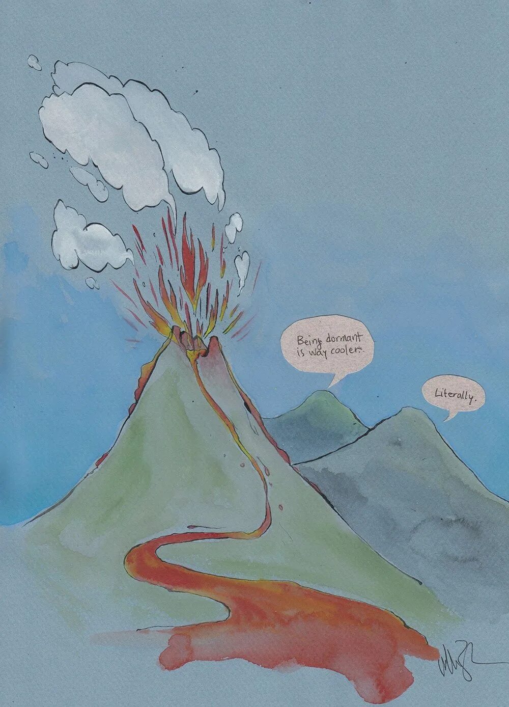 Вулкан рисунок. Вулкан цветными карандашами. Рисование вулкана. Извержение вулкана рисунок. Рисунок вулкана 5 класс