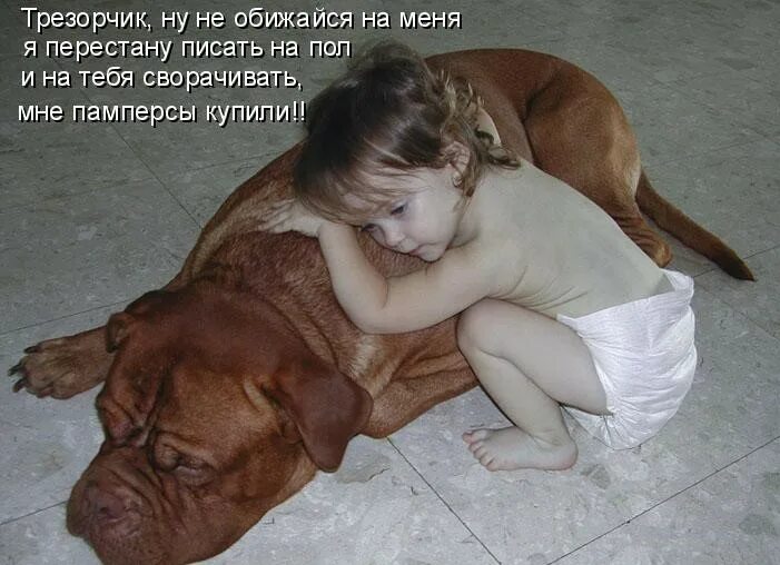 Сердилась ли на щенка девочка