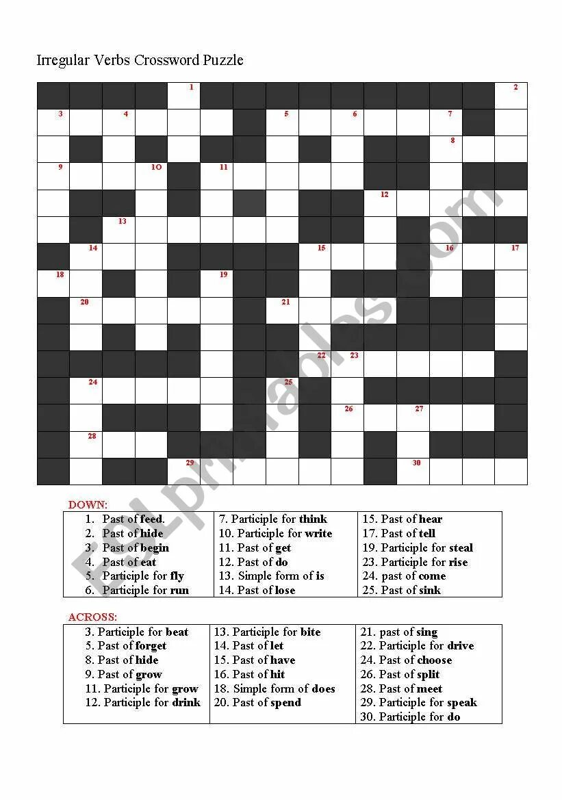 Past simple Irregular verbs crossword. English crosswords Intermediate. Irregular verbs кроссворд. Irregular verbs crossword