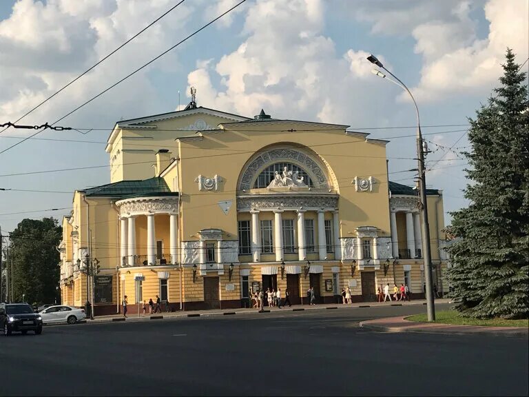 Площадь волкова ярославль фото Площадь Волкова Новогодний Ярославль Новости в Фотографиях и Видео Фото и Виде