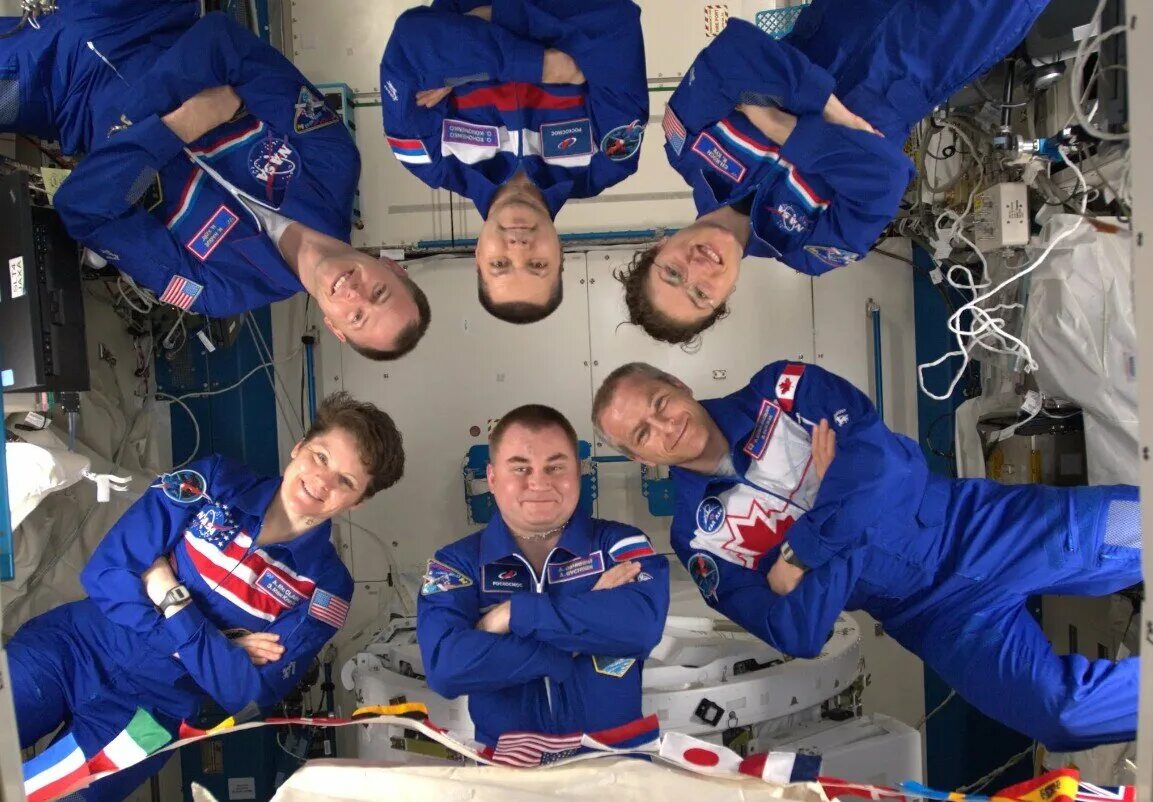 Сколько человек проводит в космосе. Космонавты на МКС. Российский космонавт в космосе. Веселый космонавт. Команда МКС.