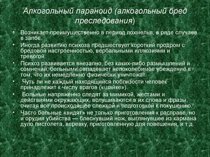 Бред преследования
