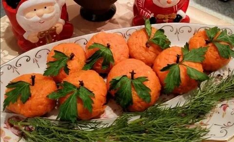 Салат мандаринки на новый год с курицей
