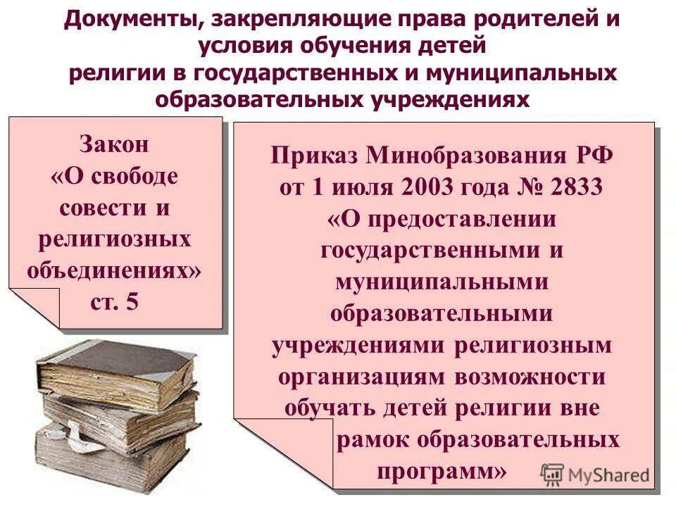 муниципальное образовательное учреждение законы