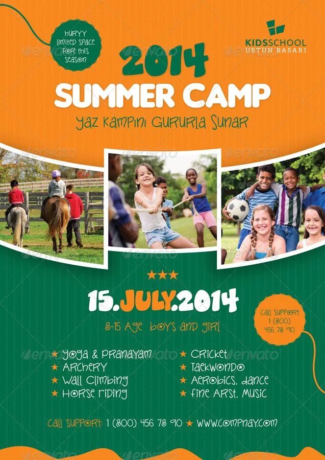 Ad camp. Summer Camp. Summer Camp Flyer. Summer Camp Brochure. Summer Camp advertisement.