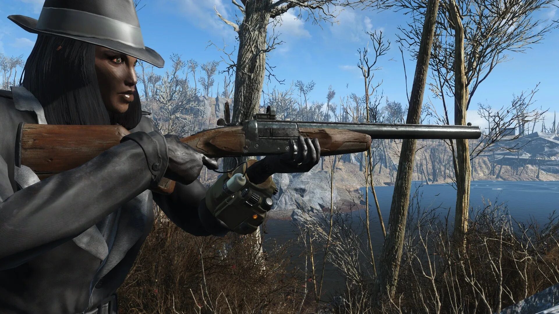 Fallout 4 психиатрическая. Fallout 4 дробовик. обрез fallout 4. гладкоствольный дробовик fallout 4. фоллаут 4 мод дробовик.