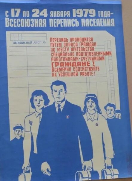 Всесоюзная перепись населения 1979. Перепись 1979 года. Перепись населения плакат. Перепись населения 1979 года.