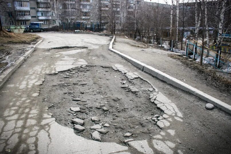 Ремонт дороги миасс