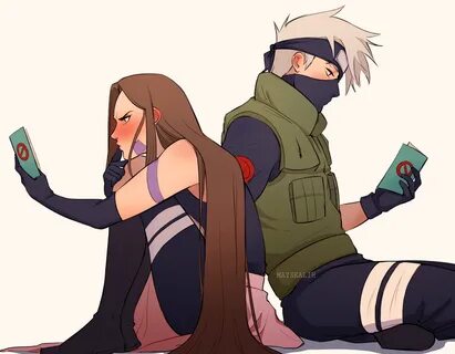 Tweet. naruto. love is reading smut together. naruto fanart. rin nohara. ka...