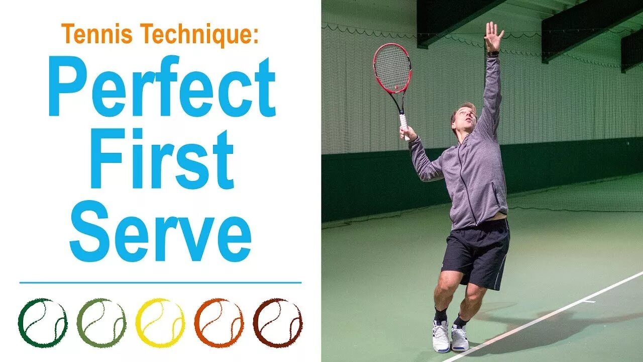 Tennis serve technique. One serving choice. When Tennis first started. First served