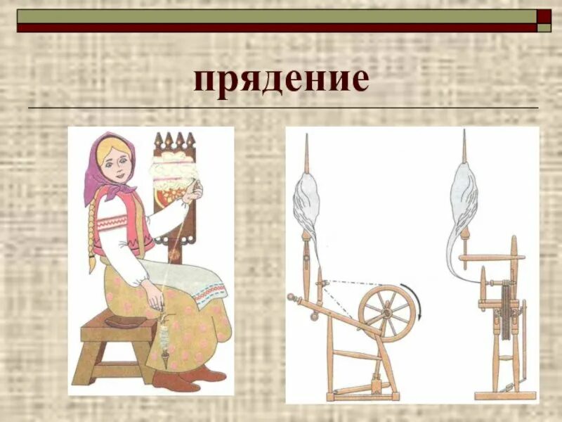 Изготовление ткани с рисунком. Что такое веретено прялка светец и мочесник. прядение и ткачество. прядение ткани. процесс прядения.