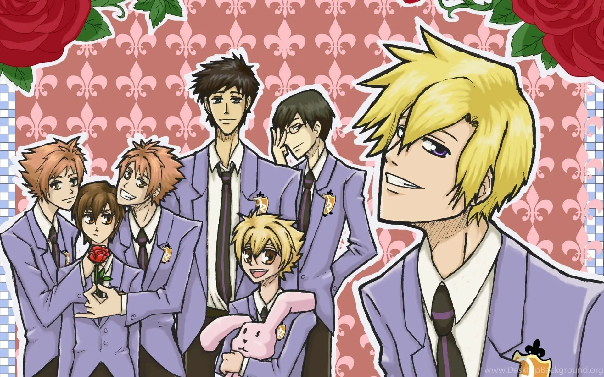 Ouran host club. Коуб свиданий старшей школы Оран.