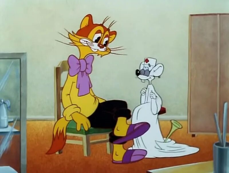 Добрый кот из мультфильма. Приключения кота леопольда 1975.