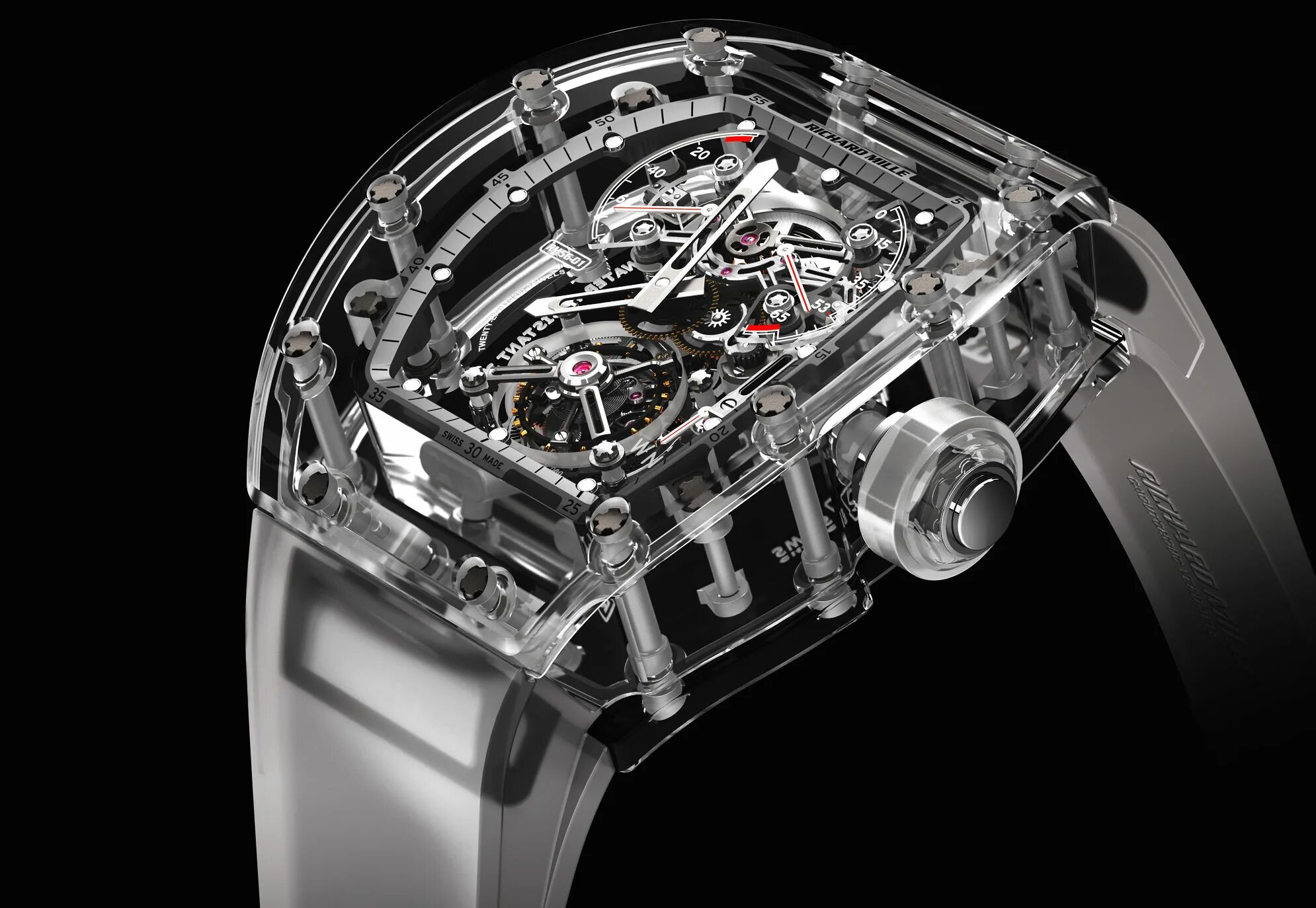 Сапфировые часы наручные. Часы Richard Mille Tourbillon RM 56-02 Sapphire. Richard Mille RM 56. Richard Mille Sapphire rm56-02. Richard Mille Sapphire rm56.