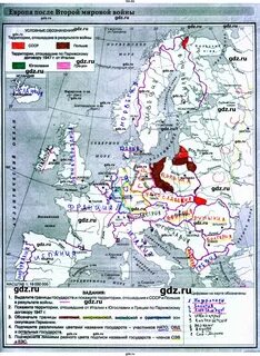 Контурная карта курбский